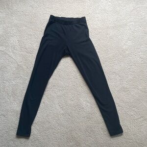 Old Navy Fleece Black Leggings M Tall Medium